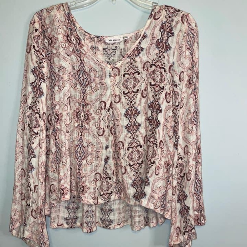 Blu Pepper Flowy Top
